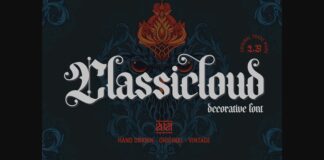 Classicloud Font Poster 1