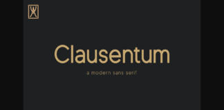 Clausentum Font Poster 1