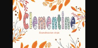 Clementine Font Poster 1