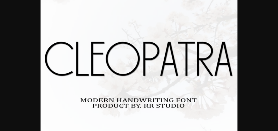 Cleopatra Font Poster 3