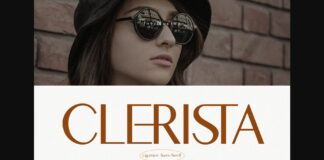 Clerista Font Poster 1