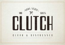 Clutch Font Poster 1