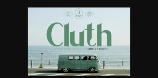 Cluth Font Poster 1