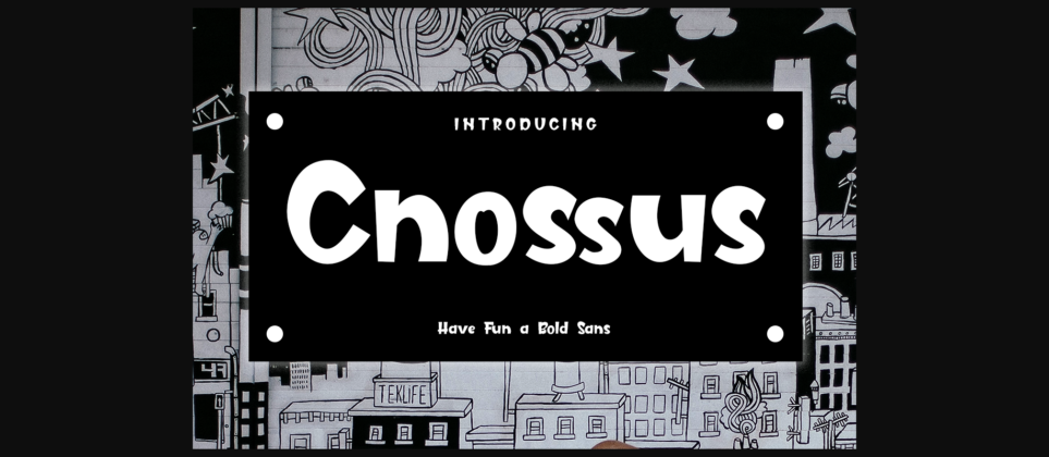 Cnossus Font Poster 3