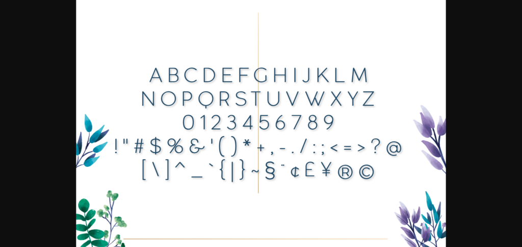 Coconode Light Font Poster 2