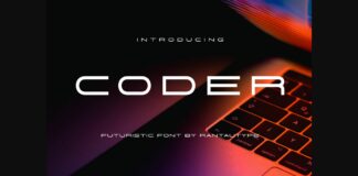 Coder Font Poster 1