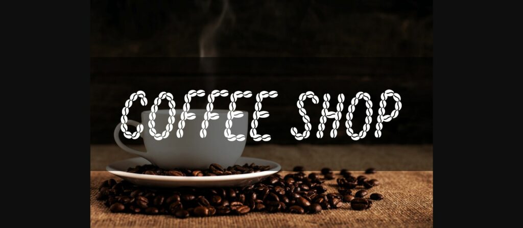 Coffee Beans Font Poster 6