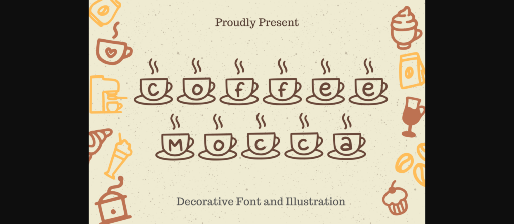 Coffee Mocca Font Poster 1