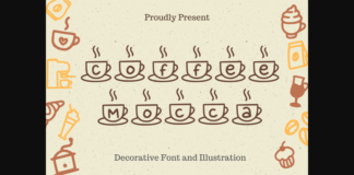 Coffee Mocca Font Poster 1