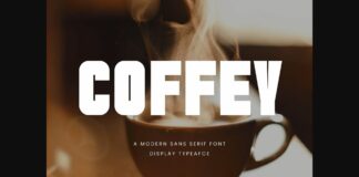 Coffey Font Poster 1