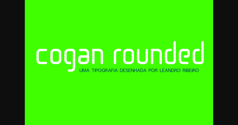 Cogan Rounded Font Poster 3