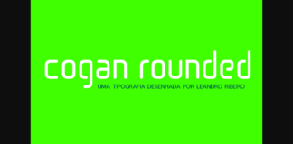 Cogan Rounded Font Poster 1