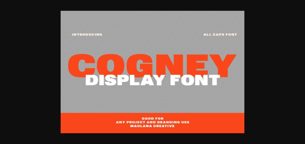 Cogney Font Poster 1