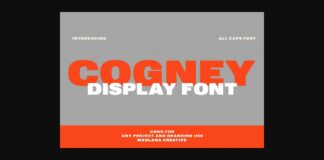 Cogney Font Poster 1