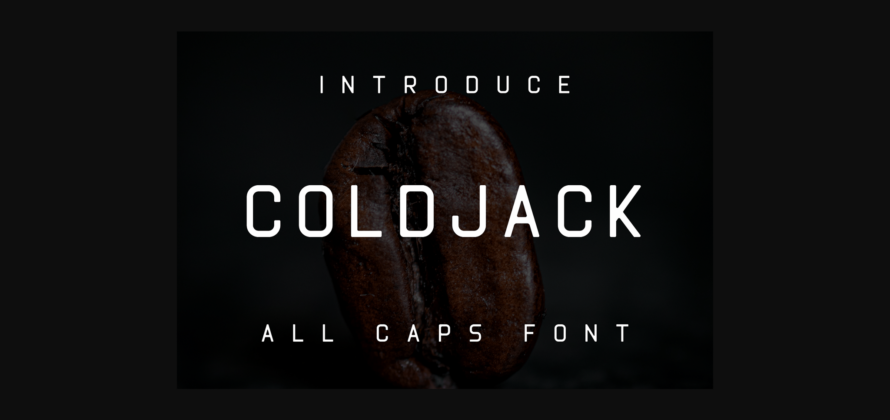 Coldjack Font Poster 3