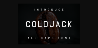 Coldjack Font Poster 1