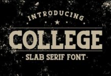 College Font