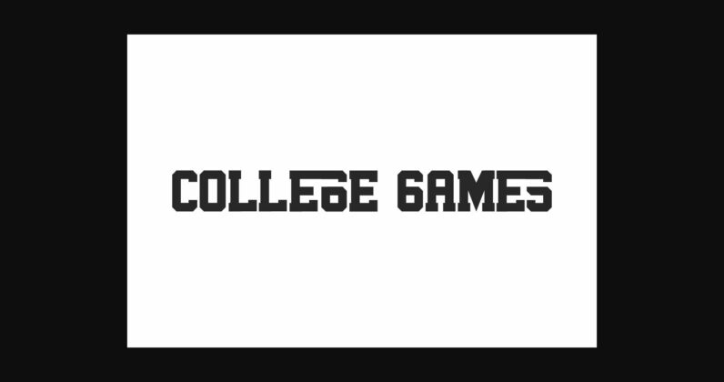 College Games Poster 3