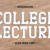 College Lecture Font