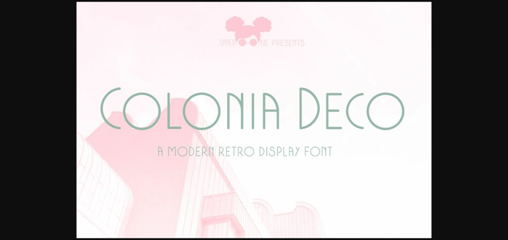 Colonia Deco Font Poster 3