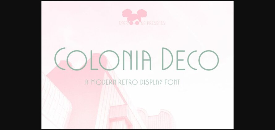 Colonia Deco Font Poster 3