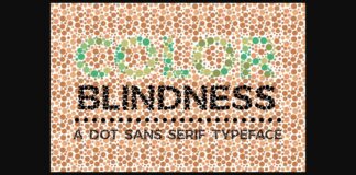 Color Blindness Font Poster 1