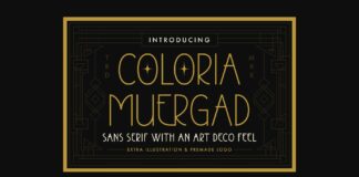 Coloria Muergad Font Poster 1