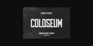 Coloseum Font Poster 1