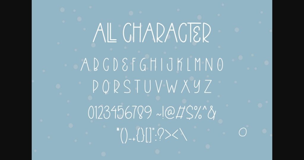 Colour Happy Font Poster 9