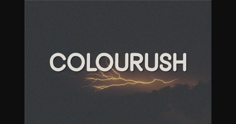 Colourush Font Poster 3