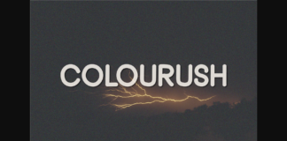 Colourush Font Poster 1