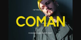 Coman Font Poster 1