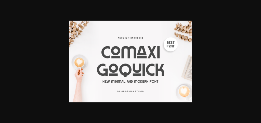 Comaxi Goquick Font Poster 3