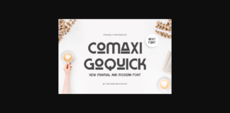 Comaxi Goquick Font Poster 1