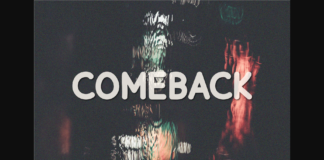 Comeback Font Poster 1