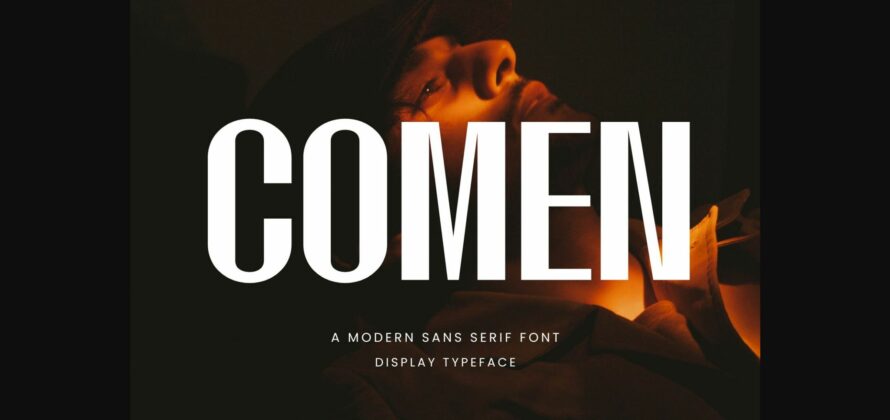 Comen Font Poster 3