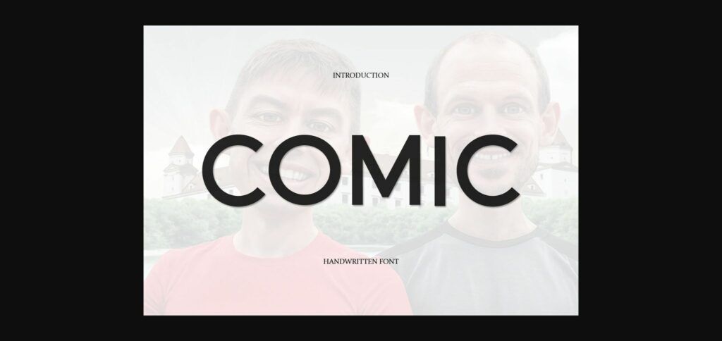 Comic Font Poster 3