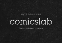 Comic Slab Font