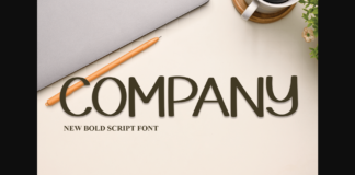 Company Font Poster 1