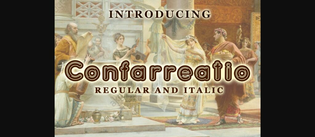 Confarreatio Font Poster 1