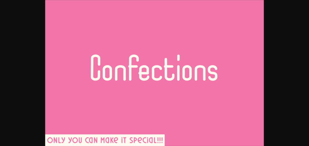 Confections Font Poster 1