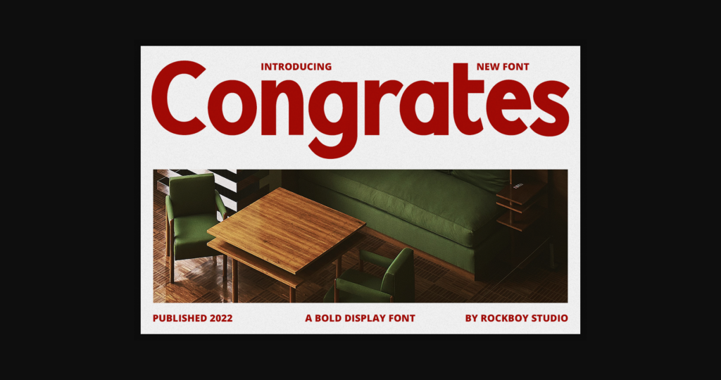 Congrates Font Poster 1