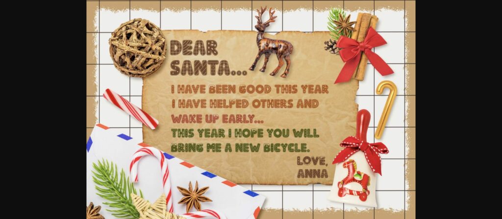 Cookies for Santa Font Poster 7