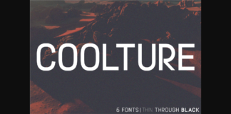 Coolture Font Poster 1