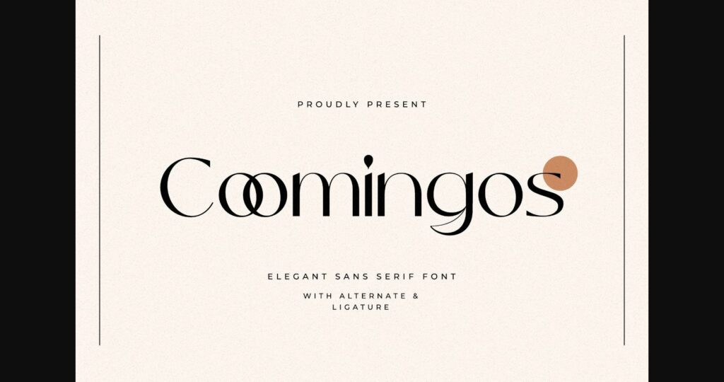 Coomingos Font Poster 1