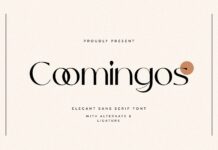 Coomingos Font Poster 1