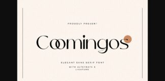 Coomingos Font Poster 1