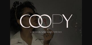 Coopy Font Poster 1