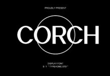 Corch Font Poster 1