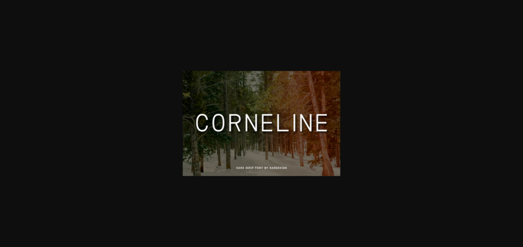 Corneline Font Poster 1